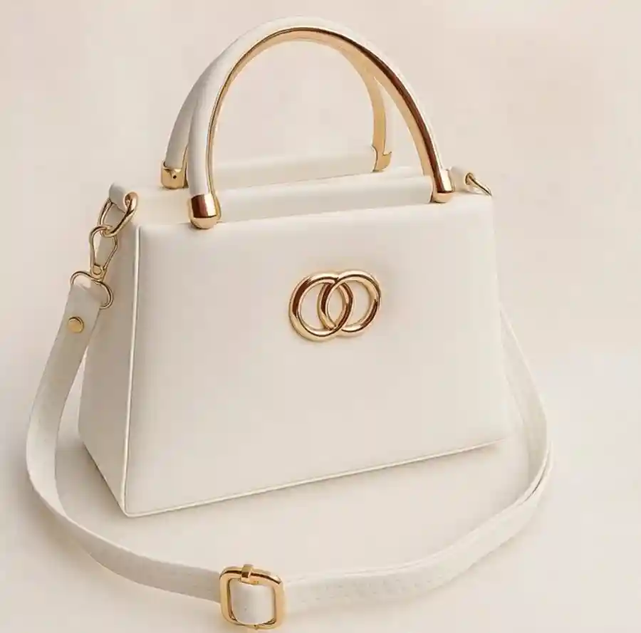 DENZY FASHION White Women Hand-held Bag Maroon Hand Bag